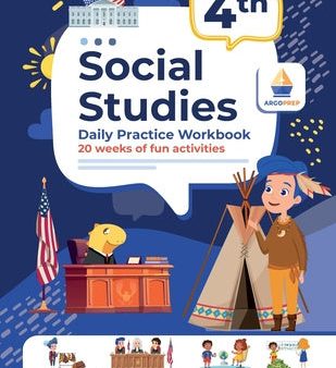 4th Grade Social Studies: Daily Practice Workbook 20 Weeks of Fun Activities History Civic and Government Geography Economics + Video Explanatio Fashion