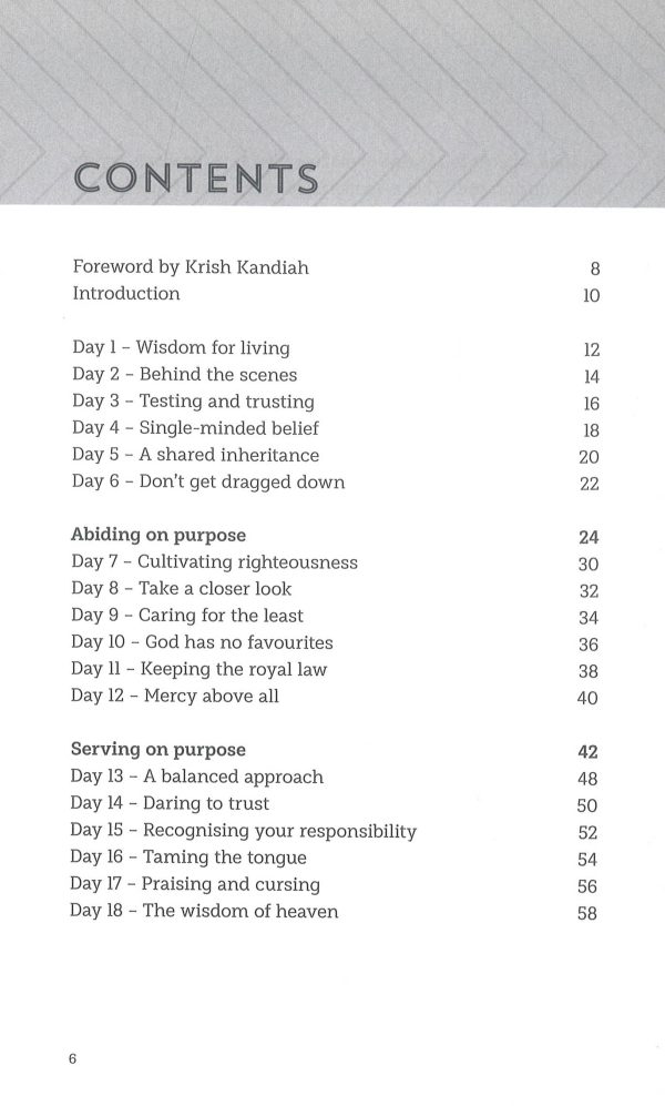 Living On Purpose: 30 Days In The Book Of James For Discount